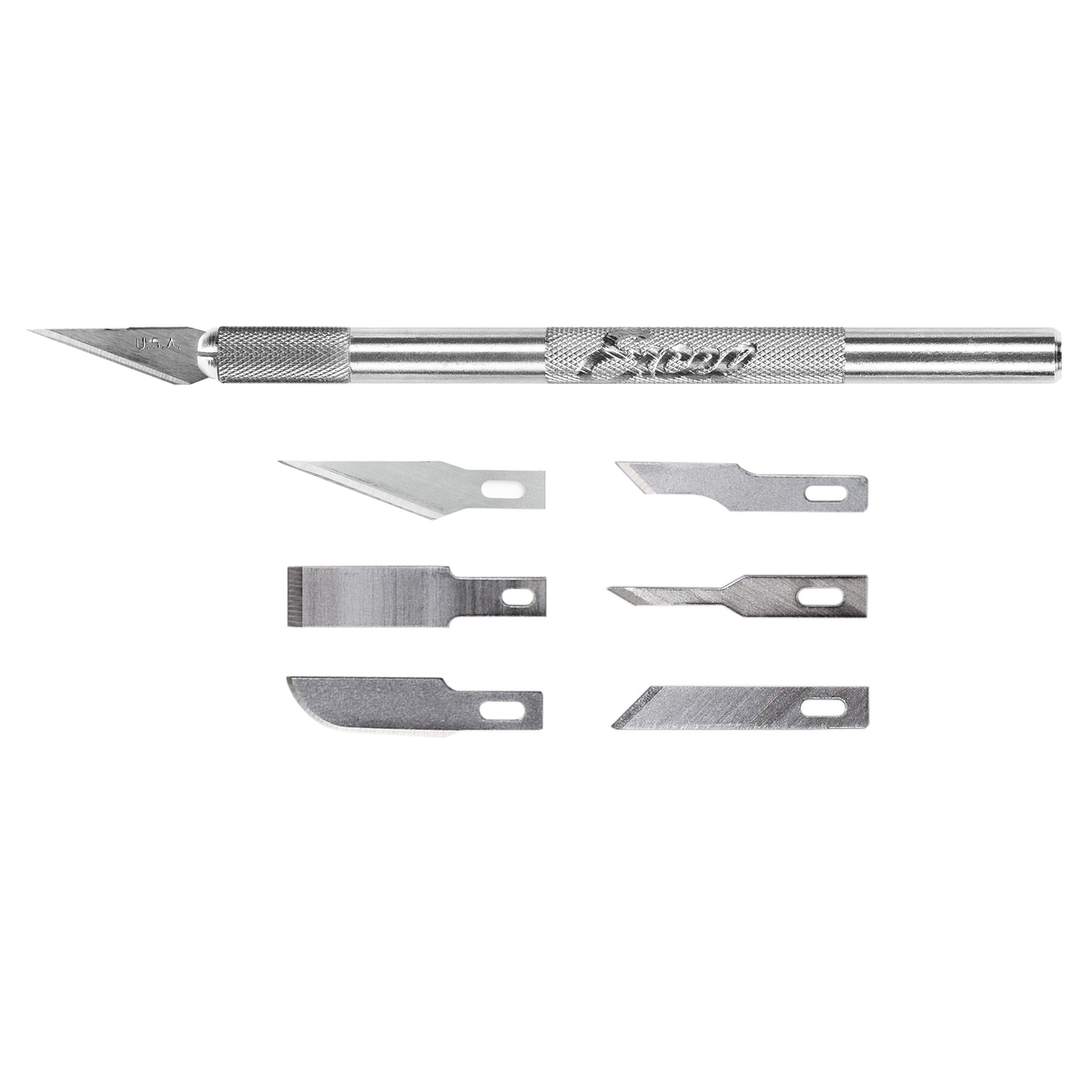 K1 craft knife with 6 extra assorted blades