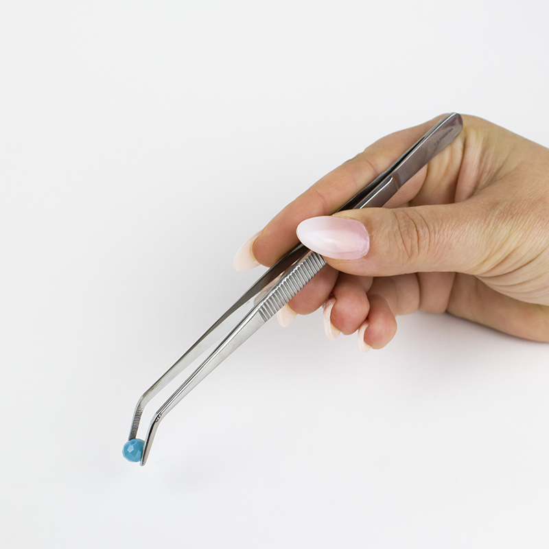 6 Inch Curved Point Tweezers