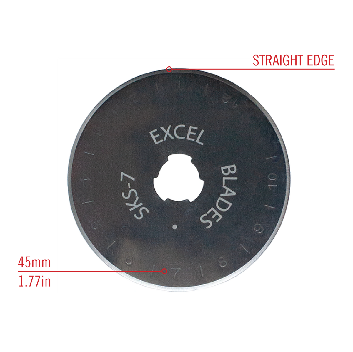 Straight Rotary Blade 45mm