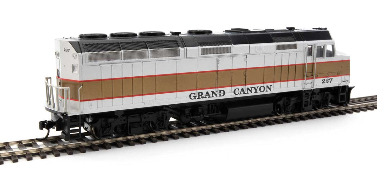 Walthers HO F40PH Grand Canyon Railway 237 side view