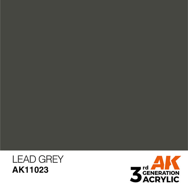 LEAD GREY AK Interactive 3G Acrylic (.57 oz.) bottle