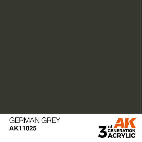 GERMAN GREY AK Interactive 3G Acrylic (.57 oz.) bottle