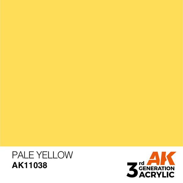 PALE YELLOW AK Interactive 3G Acrylic (.57 oz.) bottle