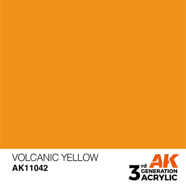 VOLCANIC YELLOW AK Interactive 3G Acrylic (.57 oz.) bottle