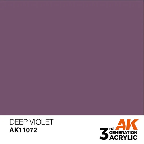DEEP VIOLET AK Interactive 3G Acrylic (.57 oz.) bottle - Arizona Hobbies LLC