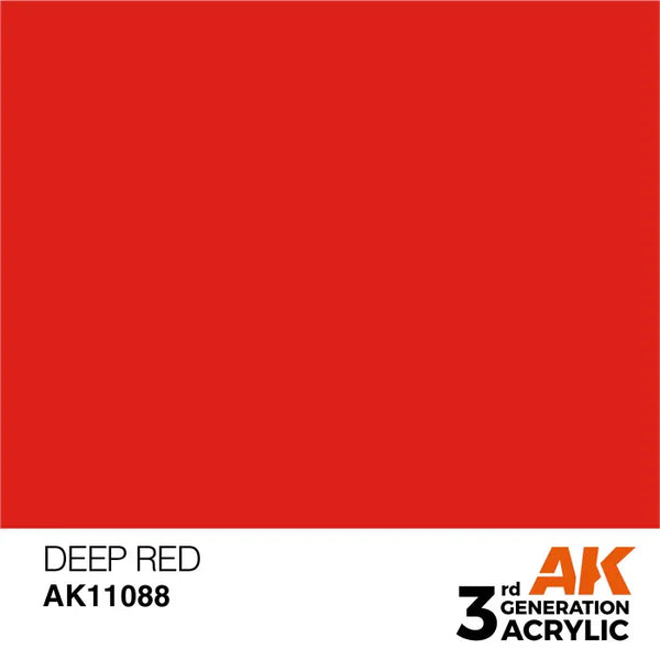 DEEP RED AK Interactive 3G Acrylic (.57 oz.) bottle - Arizona Hobbies LLC