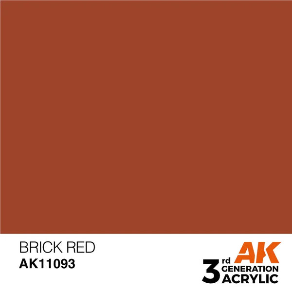 BRICK RED AK Interactive 3G Acrylic (.57 oz.) bottle - Arizona Hobbies LLC