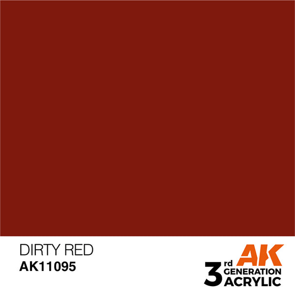 DIRTY RED AK Interactive 3G Acrylic (.57 oz.) bottle