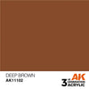 DEEP BROWN AK Interactive 3G Acrylic (.57 oz.) bottle - Arizona Hobbies LLC