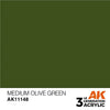 MEDIUM OLIVE GREEN AK Interactive 3G Acrylic (.57 oz.) bottle - Arizona Hobbies LLC