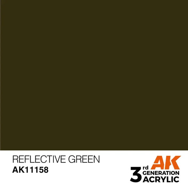 REFLECTIVE GREEN AK Interactive 3G Acrylic (.57 oz.) bottle - Arizona Hobbies LLC