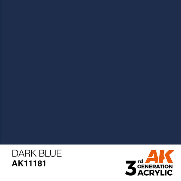 DARK BLUE AK Interactive 3G Acrylic (.57 oz.) bottle