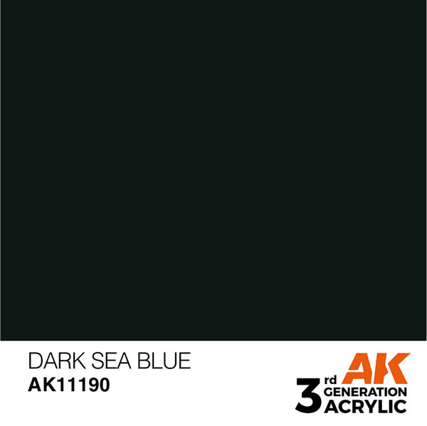 DARK SEA BLUE AK Interactive 3G Acrylic (.57 oz.) bottle