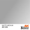 MATTE MEDIUM AK Interactive 3G Acrylic (.57 oz.) bottle