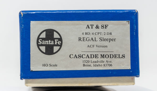 Cascade Models - HO Scale Brass- AT&SF Regal Sleeper