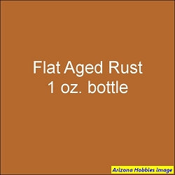 Flat AGED RUST 1 oz. bottle (Paint brush-ready) TCP-872-1