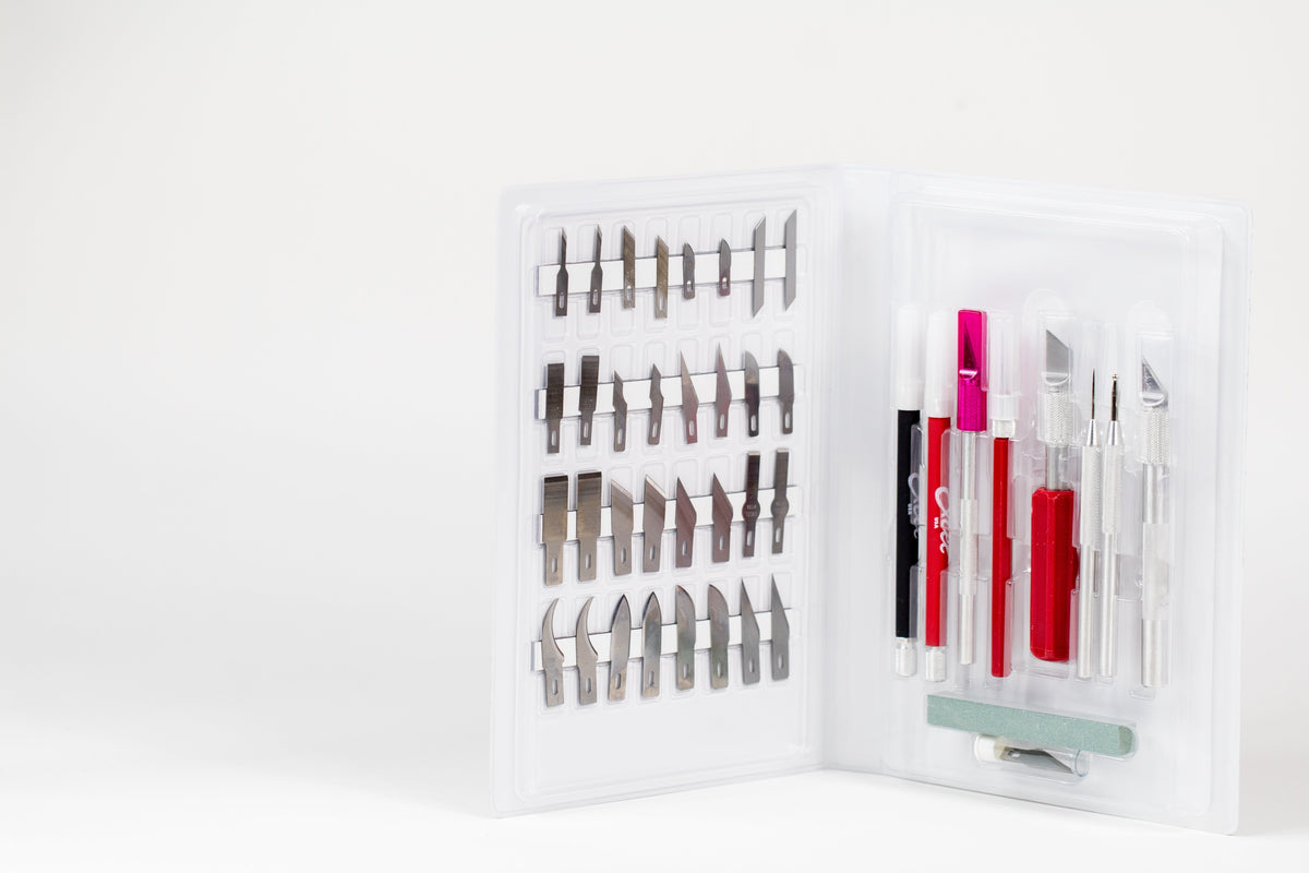 Super Deluxe Knife Set with 43 Blades and Knives