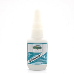 INSTA-FLEX Flexible Thin Super Glue with Pin in Cap 3/4 oz.