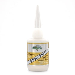 SUPER-GOLD Thin Odorless Foam-Safe Super Glue 1/2 oz.