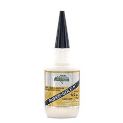SUPER-GOLD+ Gap-Filling Foam Safe Super Glue 1/2 oz.