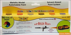 Metallic Glossy Automobile Paint Set 6 bottles (Airbrush-ready) tcps-10201