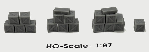 Crate Stack Assortment HO-Scale