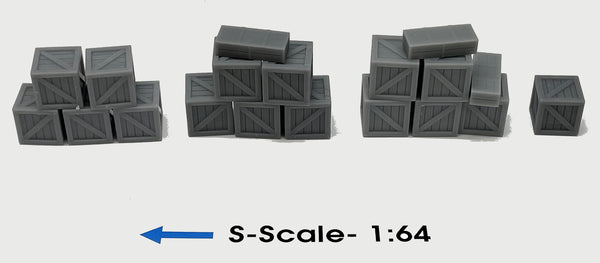 Crate Stack Assortment S-Scale