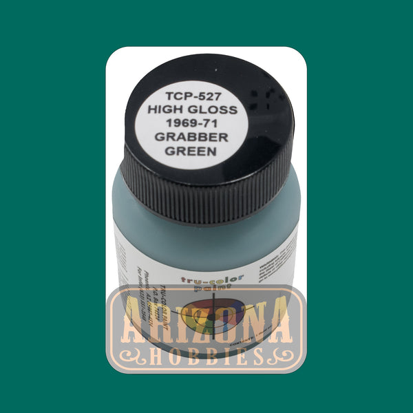 High-Gloss GRABBER GREEN 1969-1971 1-oz bottle (Airbrush-ready) Tru-Color Paint