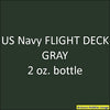 U.S. Navy MODERN FLIGHT DECK GRAY 2 oz. bottle (Airbrush-ready) tcp-1044-2