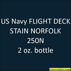 U.S. Navy FLIGHT DECK STAIN Norfolk 250-N (1941-1945) 2 oz. bottle (Airbrush-ready) tcp-1022-2