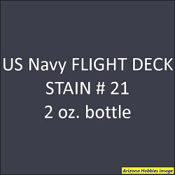 U.S. Navy FLIGHT DECK STAIN 21 (late 1941 on) 2 oz. bottle (Airbrush-ready) tcp-1019-2