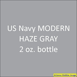 U.S. Navy MODERN HAZE GRAY FS-36270 2 oz. bottle (Airbrush-ready) tcp-1042-2