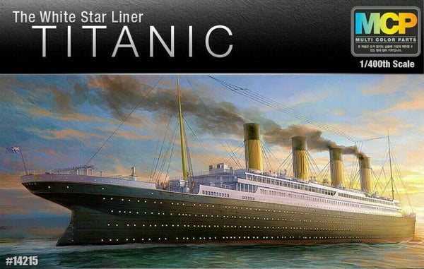 Academy Hobby Titanic scale model 1400th scale plastic model kit of White Star Liner Titanic