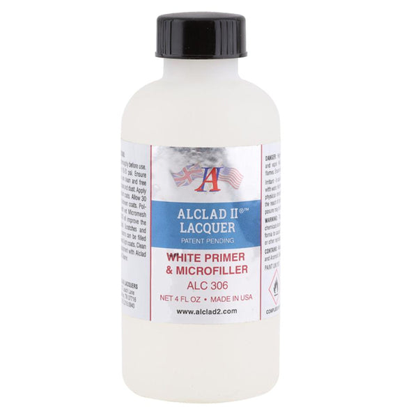 ALC-306 White Primer & Microfiller 4 oz. bottle