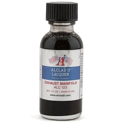 Alclad II Exhaust Manifold Lacquer for Scale Models, 1 oz bottle, ideal for detailing exhaust systems