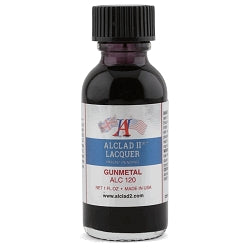 Alclad II Gun Metal Lacquer for Models, 1 oz bottle, perfect for adding metallic finishes