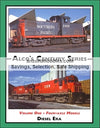 Alco Century Series book covering Southern Pacific diesel models with colorful photos and detailed information