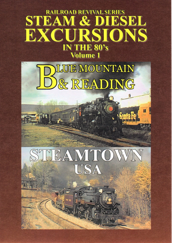 Steam and Diesel Excursions in the 1980s Volume 1 (DVD-Video)