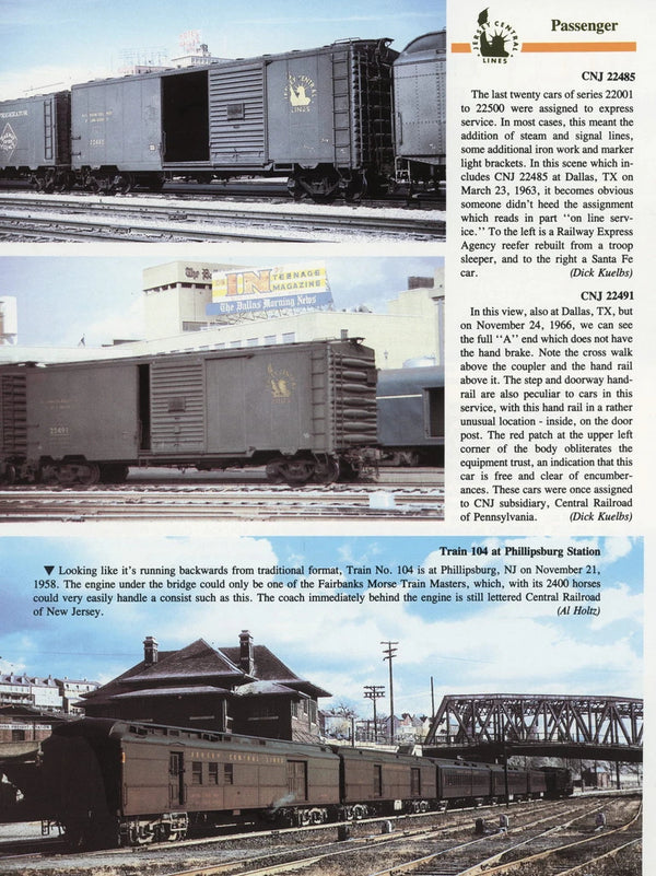 CNJ/LV Color Guide to Freight and Passenger Equipment