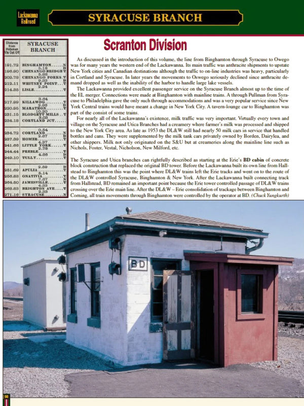 Lackawanna Railroad Facilities In Color Volume 3: Scranton to Buffalo