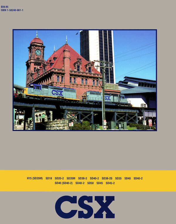 CSX Power In Color Volume 3: Six-Axle EMDs Inherited from Predecessor Companies