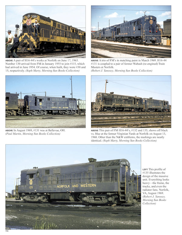 Norfolk & Western Power 1955-1982 In Color Volume 1: Switchers, Slugs, E's, F's and Electrics