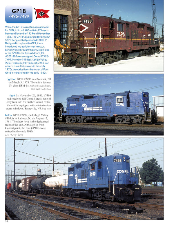 Conrail Power In Color Volume 4: Units 7000-8241