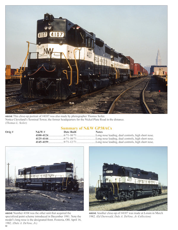 Norfolk & Western Power 1955-1982 In Color Volume 3: 2nd Gen. Road-switchers and Newer Power