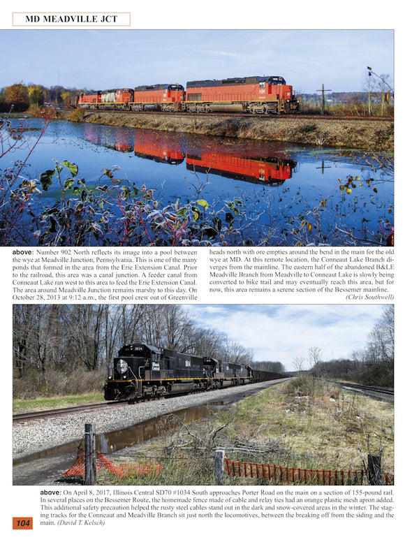Bessemer & Lake Erie Railroad In Color Volume 2: 1994-2019