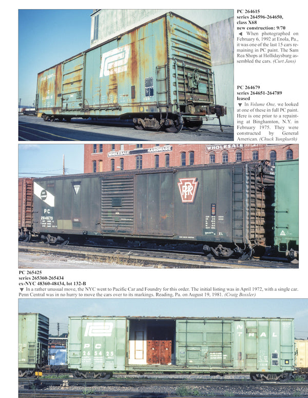 Penn Central Color Guide to Freight and Passenger Equipment Volume 2