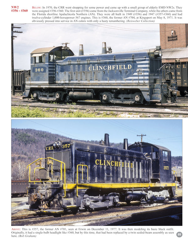 Clinchfield Railroad In Color Volume 2