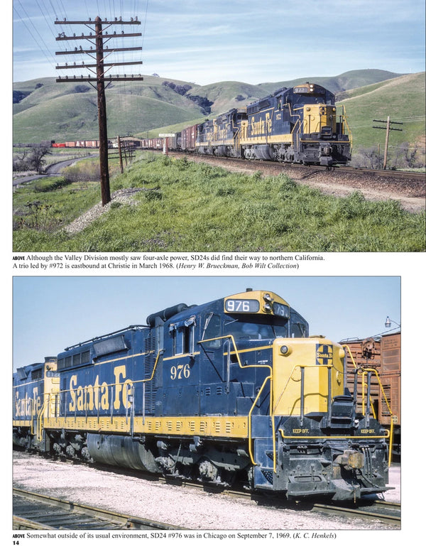 Santa Fe Power In Color Volume 4: Electro-Motive Six-Axle Hood Units