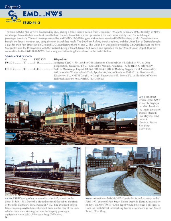 Chesapeake & Ohio Power In Color Volume 1: Switchers, Es and Fs