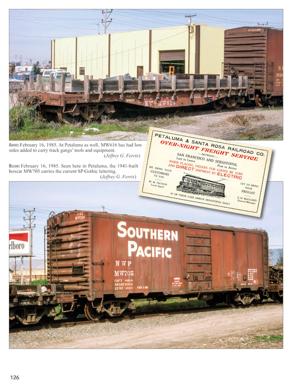 Northwestern Pacific Railroad In Color Volume 2: Passenger and Freight Operations, Petaluma & Santa Rosa Railroad, Maintenance-of-Way Equipment